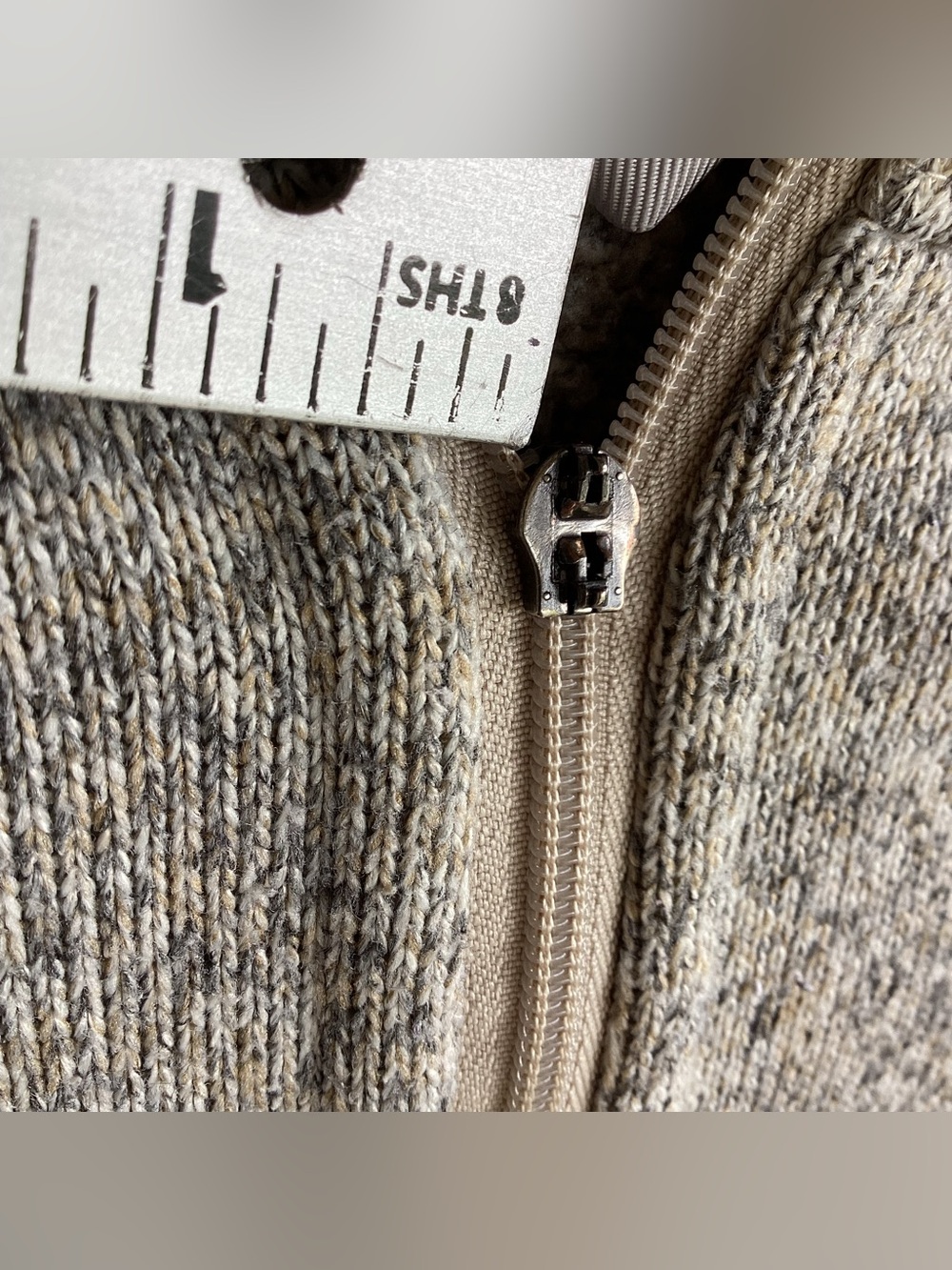 Vintage Patagonia better sweater zip up jacket missing zipper part - Picture 2 of 12